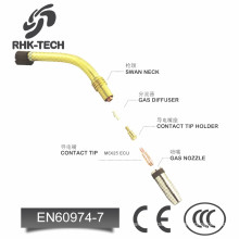 repuesto de soldadura mig para antorcha enfriada por agua de 24kd